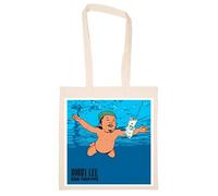 Newtee Cattivi Amici Adesso Uno Borsa Shopping Unisex In Cotone Beige Cotton Unisex Totebag Shopping Beige Totebag Eco Friendly Reusable Cotton Bag