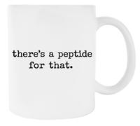 Newtee C'è Un Peptide Per Questo Tazza In Ceramica Bianca Per Tazza Di Caffè Per Tè White Ceramic Mug For Coffee Cup For Tea