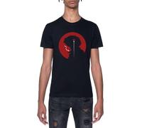NEWTEE Cowboy Bebop Spike Spiegel Space T-Shirt Manica Corta Girocollo Nera per Uomo