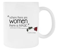 Newtee Dare Potere Alle Donne Tazza In Ceramica Bianca Per Tazza Di Caffè Per Tè White Ceramic Mug For Coffee Cup For Tea