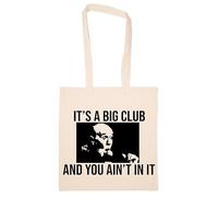 Newtee È Un Grande Club E Tu Non Ne Fai Parte Borsa Shopping Unisex In Cotone Beige Cotton Unisex Totebag Shopping Beige Totebag Eco Friendly Reusable Cotton Bag