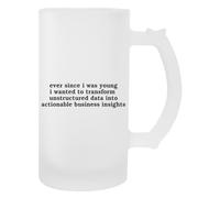 Newtee Fin Da Quando Ero Piccolo Ho Desiderato Boccale Trasparente In Vetro Birra Con Manico Beer Glass Transparent Mug With Handle