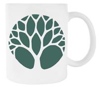 Newtee Il Cammino Della Natura Tazza in Ceramica Bianca per Caffè e Tè White Ceramic Mug For Coffee Cup For Tea