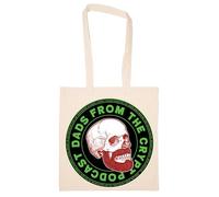 Newtee Logo Dei Neo Papà Della Cripta Borsa Shopping Unisex In Cotone Beige Cotton Unisex Totebag Shopping Beige Totebag Eco Friendly Reusable Cotton Bag