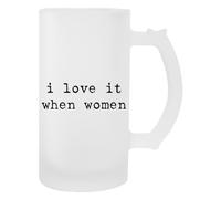 Newtee Mi Piace Quando Le Donne Boccale Trasparente In Vetro Birra Con Manico Beer Glass Transparent Mug With Handle