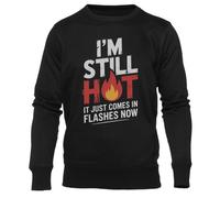 Newtee Sono Ancora Eccitato Solo Che Arriva A Intermittenza Felpa Girocollo Nera Unisex Unisex Black Sweatshirt Crewneck