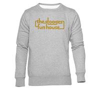 Newtee The Stooges Fun House Merchandise Felpa Grigia Unisex Girocollo