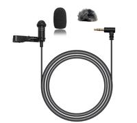NewTH Lavalier, microfono a condensatore con clip per Rode GO II Wireless Pro, per DJI Wireless Mic 2 (spina TRS da 3,5 mm a 90 gradi per DJI e Rode)