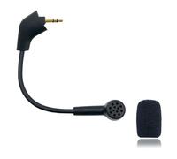 NewTH Microfono da gioco di ricambio compatibile con Kingston HyperX Cloud 2 II pre-2021 1a versione cablata e Core Pro Cloud X per PS4, cuffie PS5 Microfono da gioco rimovibile