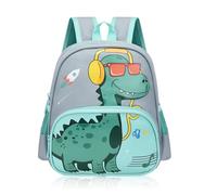Newtic Zaino per Bambini e Ragazzi - Zaino per la Scuola dell'infanzia, Impermeabile con Design Dinosauri, Grigio per 2-6 anni