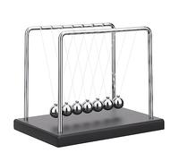 Newton Cradle Balance Balls Scienza Fisica Gadget Desktop Decorazione Cinetica Movimento Giocattolo per Casa e Ufficio (7 Perline)