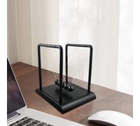 Newtons Cradle Balance Balls Giocattoli Da Scrivania con Supporto Nero a Sfera