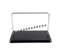 Newtons Culla | 12 palline a pendolo fisica scientifica | Newtons Cradle Balance Balls, gadget scientifico per fisica scientifica, decorazione per desktop, giocattolo cinetico per treno