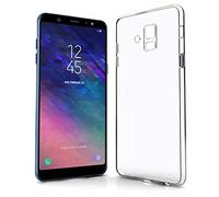 NEWTOP Cover Compatibile per Samsung Galaxy A6/A6 Plus 2018, Custodia Morbido TPU Clear Silicone Trasparente Slim Case Posteriore (per A6 2018)