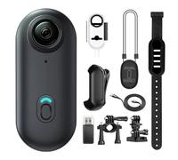 newtopend Mini Action Camera 4K, 36 g ultra-compatta, durata della batteria 90 min, custodia impermeabile, controllo app WiFi, memoria 128 GB, nero