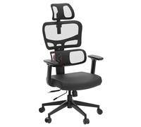NEWTRAL NT001 Silla Standard con soporte lumbar adaptativo, silla ergonómica, reposabrazos y cabezal ajustables, base de nylon - Nouvo