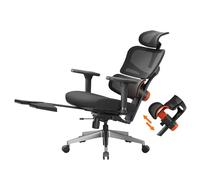 Newtral Sedia da ufficio ergonomica - Sedia da scrivania per casa e ufficio, supporto lombare auto-seguente, braccioli 4D, profondità della seduta e altezza regolabili per stare seduti a lungo (con