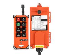 NEWTRY Controllo telecomando alla gru wireless 24V, trasmettitore e ricevitore di alta qualità per la gru a ponte di paranco industriale (trasmettitore + ricevitore DC&AC 24V)