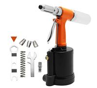 Newtry pneumatico e idraulico a doppia alimentazione Rivet dado Gun Air Riveter Heavy Duty industria Riveting Tool kit per rivetti in alluminio/ferro/acciaio INOX
