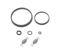 NEWTRY Set di accessori universali (set di anelli in plastica e 2 molle) per pompa dosatrice a flusso ad acqua, iniettori di fertilizzanti chimici idraulici