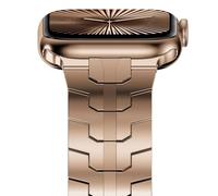 NewWays 49 mm, 46 mm, 45 mm, 44 mm, 42 mm (serie 1 2 3), compatibile con Apple Watch, cinturino di ricambio in acciaio inox, adatto per iWatch Ultra 3 2 1, Series 11/10/9/8/7/6/5/4/3/2/1/SE, S10 Gold