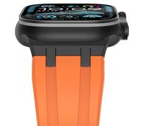 NewWays Cinturino in silicone compatibile con Apple Watch da 49 mm, 46 mm, 45 mm, 44 mm, 42 mm (serie 3 2 1), cinturino sportivo di ricambio per iWatch Ultra 2/Ultra Series 10 9 8 7 6 SE 5 4 3 2 1,