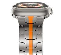 NewWays Compatibile con cinturino Apple Watch da 38 mm, 40 mm, 41 mm, 42 mm, 44 mm, 45 mm, 46 mm, braccialetto di ricambio a maglie da donna in acciaio inossidabile con cristalli scintillanti e