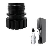 Newyuan Adattatore per bottiglie di soda, tappo di ricarica per bottiglie di vetro Sodastream a connessione rapida