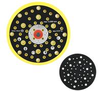NewZC 150 mm Platorello Rotorbitale Compatibile con Mirka Deros Ceros - 6 Pollici 52 Fori Proteggi Platorello a Strapp per Smerigliatrice Levigatrice Angolare Lucidatura E Molatura
