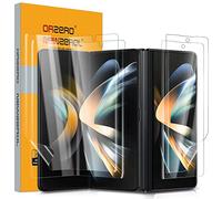 NEWZEROL 4 Pezzi TPU Pellicola Salvaschermo Compatibile per Samsung Galaxy Z Fold 4 5G, Contiene 2 Pezzi Pellicola per Schermo Interno e 2 Pezzi Pellicola per Schermo Esterno - Protezione Completa