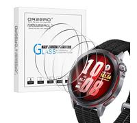 NEWZEROL 4 Pezzi Vetro Temperato Compatibile per Huawei Watch GT Runner 2 Pellicola Protettiva, [Senza Bolle] [Anti-Graffio] [Copertura Completa] Pellicola Protettiva per Schermo ad Alta Risoluzione
