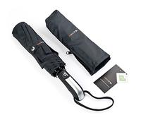 nex|trip Ombrello Storm fest - Ombrello tascabile con bottone automatico - Ombrello piccolo - Ombrello leggero per uomo e donna - Ombrello tascabile [nero], Nero , 95 cm