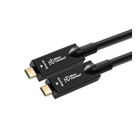 NexaCore Cavo USB-C a USB-C Ibrido Attivo 10 m, USB 3.2 Gen 2, 10 Gbps, Video fino a 4K, Plug & Play, Nero