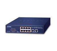 NexaCore PLANET-1008HP Switch Desktop Poe+ Gigabit - 8 Porte 802.3at Poe + 2 Porte Uplink, 120W