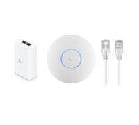 NexaCore Ubiquiti U7-Pro WiFi7 Punto di accesso 1500 ft², 6 Spatial Streams + Adattatore PoE+ 30 W + 2 Cavi Etherlighting RJ45, Rete wireless ad alte prestazioni