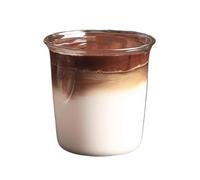 NexaGeniX Bicchieri da acqua Tazza da caffè in vetro borosilicato, bicchieri trasparenti e leggeri for acqua, latte, succhi, bevande calde fredde Bicchieri per bevande(Piccolo)
