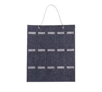 NexaGeniX Espositore per Occhiali 15 portaoggetti da Appendere, Borsa da Parete, Organizer con Tasche for Ganci, Supporto for Occhiali in Feltro for Occhiali da Sole Portaocchiali(Grijs)