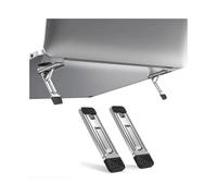 NexaGeniX Supporto per Portatile Mini supporto portatile for laptop da scrivania, 1 paio di staffe raffreddamento pieghevoli in alluminio