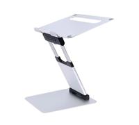 NexaGeniX Supporto per Portatile Supporto for laptop pieghevole, supporto in alluminio regolabile altezza, raffreddamento da scrivania(Silver)