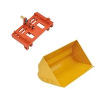 NexaPart Accessori RC For la benna livellatrice piana in metallo HUINA 583 con attacco rapido for pala gommata 1583, più grande della benna ribaltabile laterale originale
