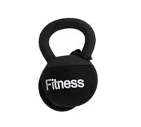 NEXAVKPR Kettlebell - Ciondolo per borsa con anello diviso e catena corta | Anello diviso e collegamento a catena corta, forma distintiva del kettlebell, funzione portachiavi o decorazione per borsa