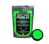 NEXAVKPR Pietra luminescente Pietre incandescenti multicolori per percorsi Aquascaping Area giochi per bambini Giardino Uso esterno Pietra luminosa attivata solare colorata