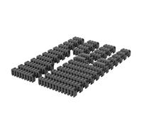 NEXAVKPR Set di 34 pettini in acrilico di dimensioni assortite, colore | Set completo per la gestione dei cavi per l'organizzazione dei cavi del computer, estetica interna, dimensioni assortite