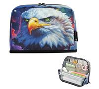 Nexawaveo Astuccio grande capiente, 21,1 x 15 cm, pittura a olio, calvo nello spazio, per scuola, ufficio, viaggi