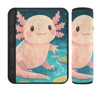 Nexawaveo Axolotl - Spalline per seggiolino auto, in morbida flanella, per seggiolino auto, passeggino, zaino
