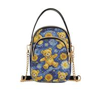 Nexawaveo Borsa a tracolla piccola da donna trapuntata con catena | Borse leggere del telefono con il sacchetto di viaggio della cinghia di Crossbody
