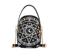 Nexawaveo Borsa a tracolla trapuntata piccola borsa a tracolla borsa da donna borsa per telefono con catena, Array magico da sogno