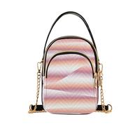 Nexawaveo Piccola borsa a tracolla da donna trapuntata borsa a tracolla borsa a tracolla telefono portafoglio catena borsa, Motivo a onde morbide