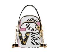 Nexawaveo Piccole borse a tracolla da donna trapuntate borsa a tracolla borsa a tracolla portafoglio per telefono borsa a catena, Lettera d'amore