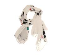 Nexawaveo Sciarpa da donna leggera con gatti cartoni animati zucca moda pashmina scialli alla moda, Cartone animato Cane Mucca, 90x180（CM）